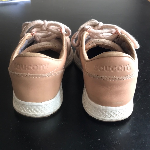 Dusty Rose Saucony leather sneakers - Picture 5 of 8